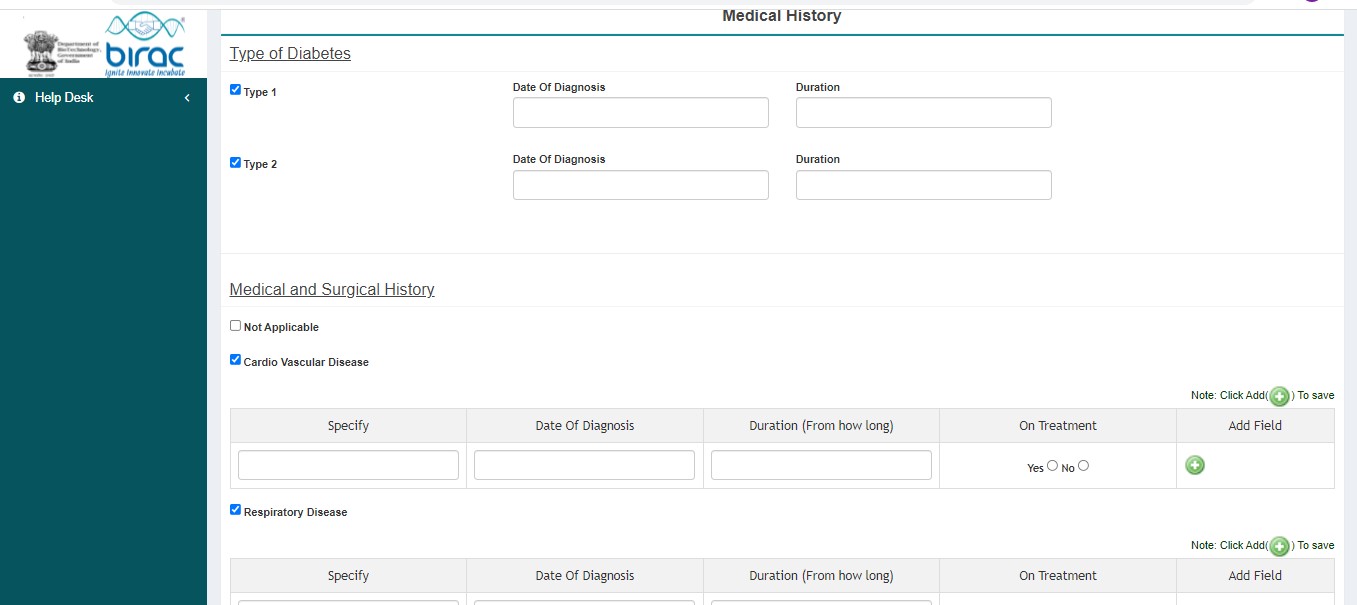 Medical History